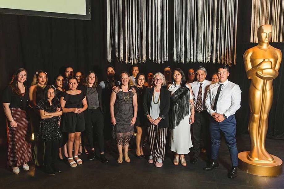Claire-Robinson-Monique-Fiso-2020-IMG_5416.jpg From left to right: Front row:  Jade Fiso, Miah Fiso, Katie Monteith, Serena Fiso, Estelle Fiso, Pro Vice-Chancellor Professor Claire Robinson, Monique Fiso, Siuai Fiso, Elijah Fiso.  Back row:  Emma Wright, Shannah Fiso, Te Ruinga Diamond, Tauke King, Sunnie Kershaw, Maaka Fiso, Clayton Marino, Jontelle Marino, Luke Fiso, Natasha Timoteo, Eleni Fiso.
